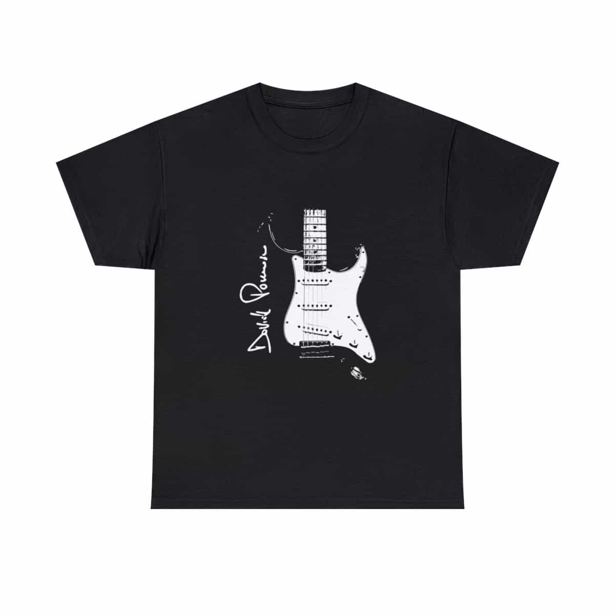 Davide's Strat Unisex Heavy Cotton Tee - Black, XL image