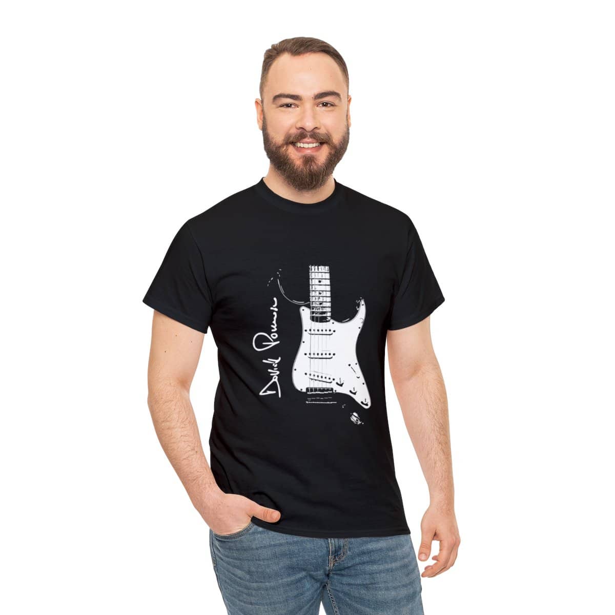 Davide's Strat Unisex Heavy Cotton Tee image 4