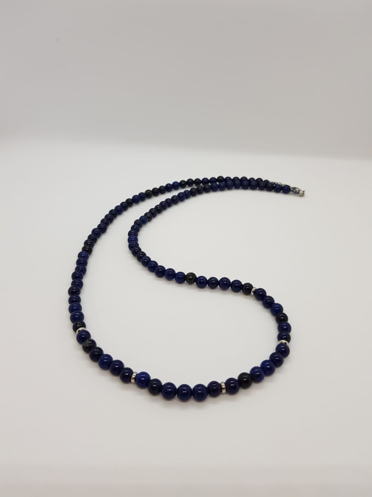 Lapis lazuli necklace (handmade) image 3