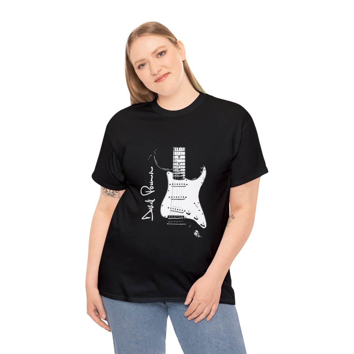 Davide's Strat Unisex Heavy Cotton Tee image 3