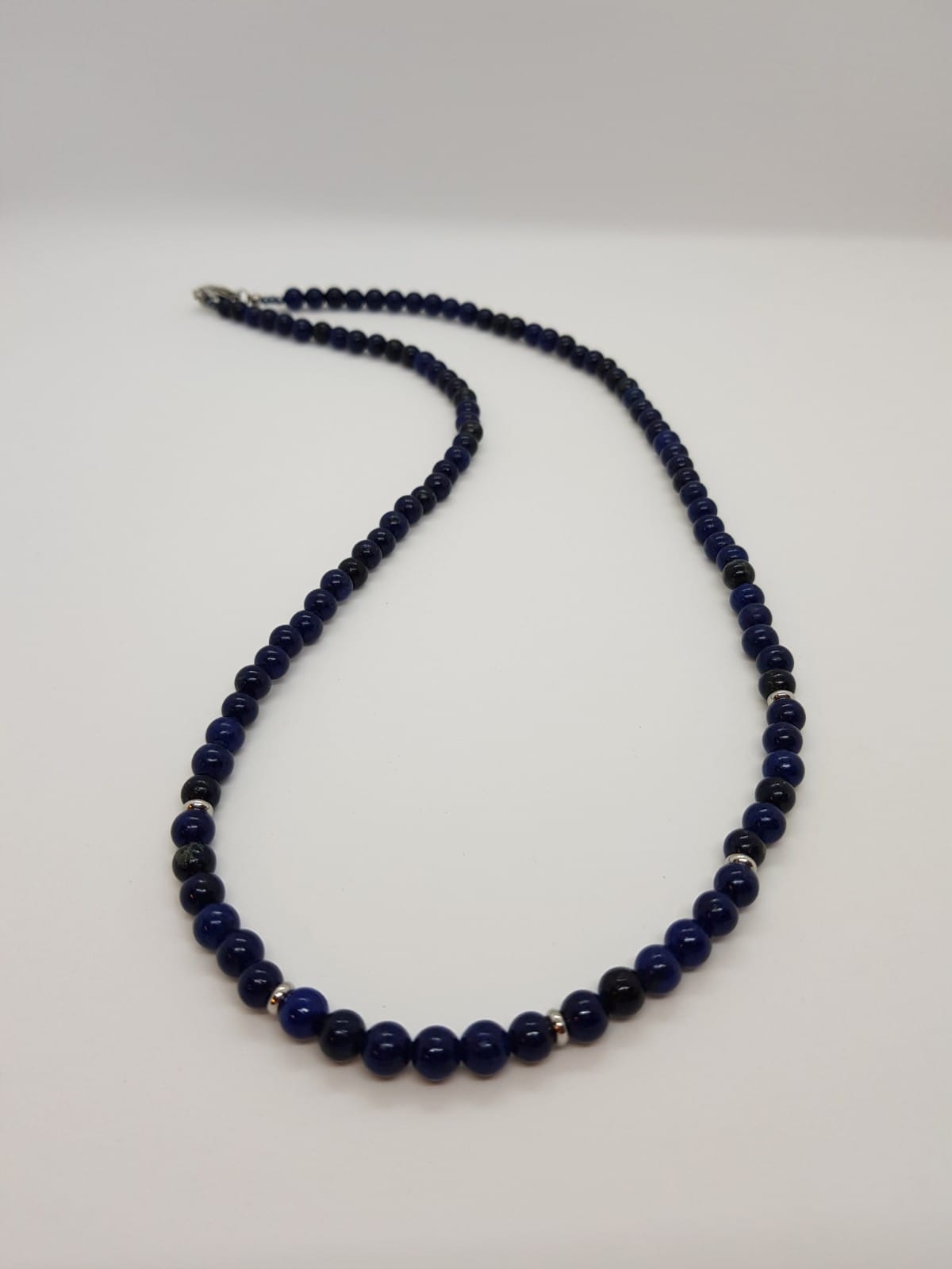 Lapis lazuli necklace (handmade) image 2